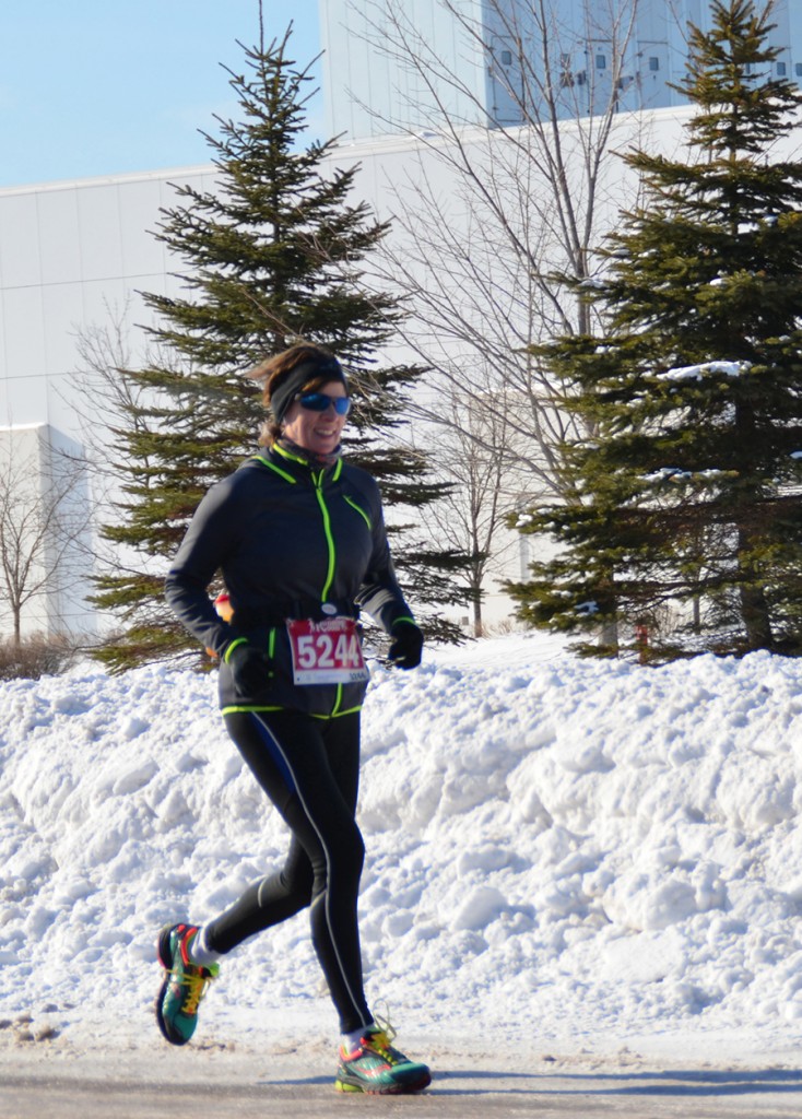 Nicola Cassidy completed the Hypothermic half marathon earlier this year in Moncton.